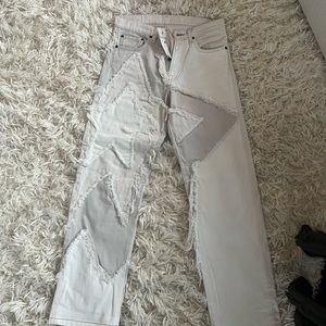Acne Studios White Jeans